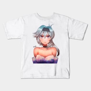 eula genshin impact shy eula Kids T-Shirt